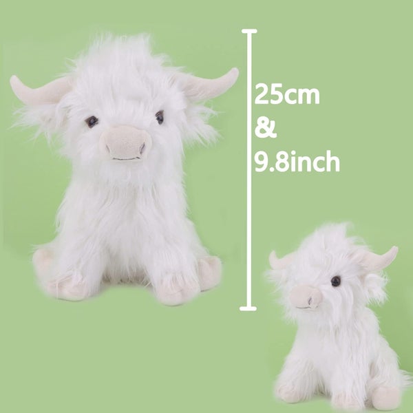 25cm Highland Cow Plush Carousel 2