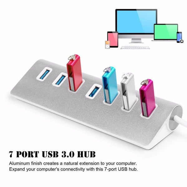 4/7 Port Aluminum Multi USB 3.0 USB 2.0 HUB High Speed USB Splitter Card CHK12N Carousel 2