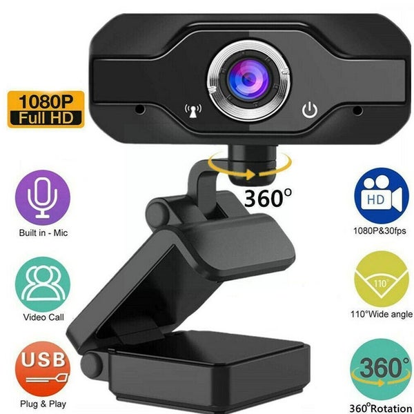 Webcam Web Camera With Microphone PC Camera 1080p HD 4K Cam Web USB For C CHK12N Carousel 2