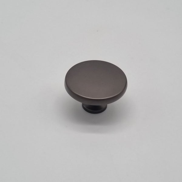 35mm Flat-Top Titanium Grey Cupboard Cabinet Knobs 35x21mm Carousel 2