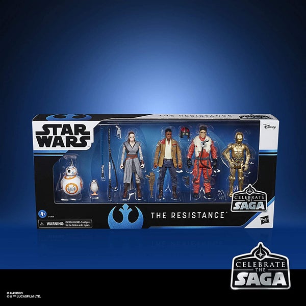 2020 Star Wars Celebrate Saga Boxed Set: The Resistance (5 Action Figures) Carousel 1