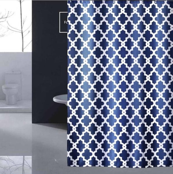 72 x 72" antibacterial waterproof personality polyester bathroom shower curtain Carousel 1