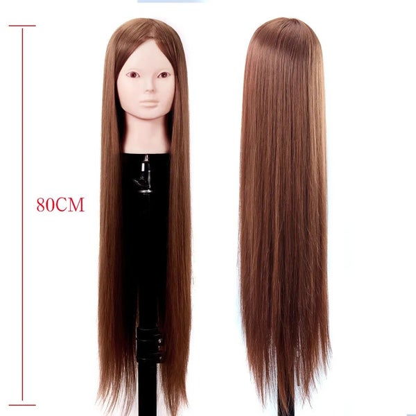 Hair Makeup Trimming Head Model Head Doll 30-inch Dummy Head Model Practi CHK12N Carousel 1