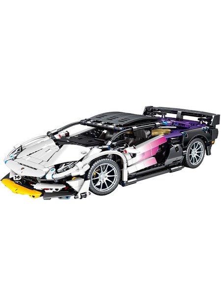 Technical Supercars Model Building Blocks Adults Challenging Vehicle Carousel 2