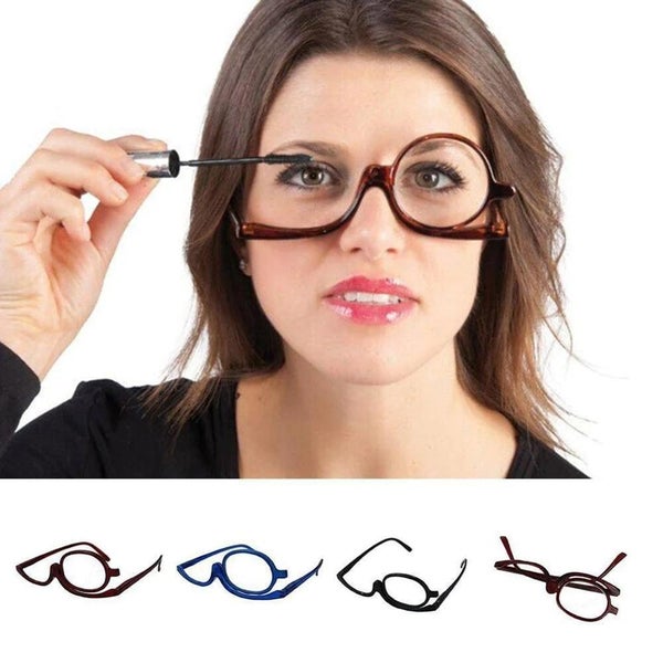 Magnifying Glasses Rotating Makeup Reading Glasses Folding Eyeglasses Cos CHK12N Carousel 2