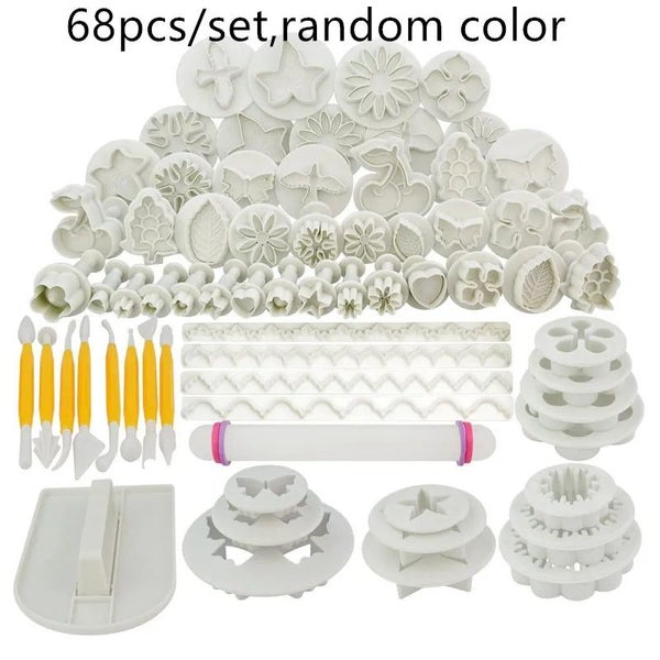 Sugarcraft Cake Decorating Tools Fondant Plunger Cutters Cake Tools Cooki CHK12N Carousel 1