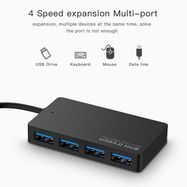USB Hub USB 3.0 4 PORT Type C HUB High Speed Data cable Convertor adapter CHK12N Carousel 2