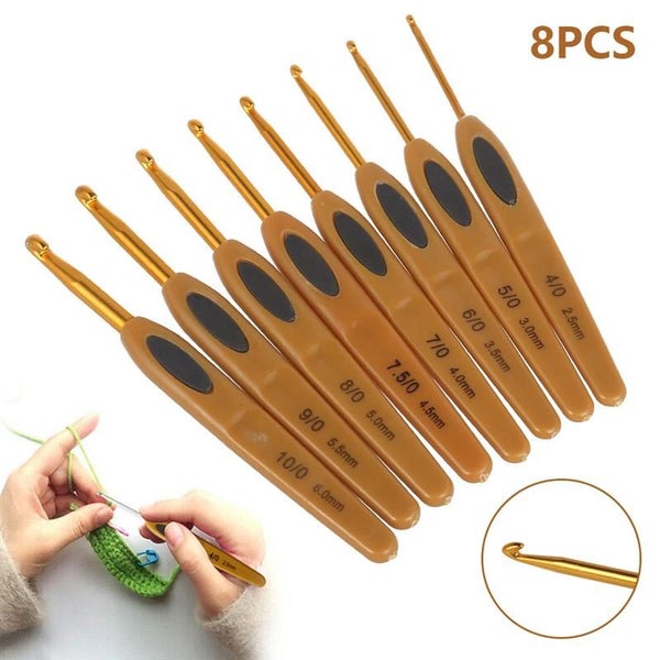 8Pcs Mix Size 2.5mm-6mm Crochet Hook Knit Weave Yarn Craft Knitting Needl CHK12N Carousel 2
