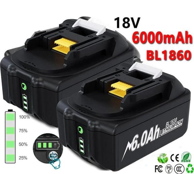 Compatible Makita 18V 6.0Ah Rechargeable Power Tool Battery Lithium ion R CHK12N Carousel 2