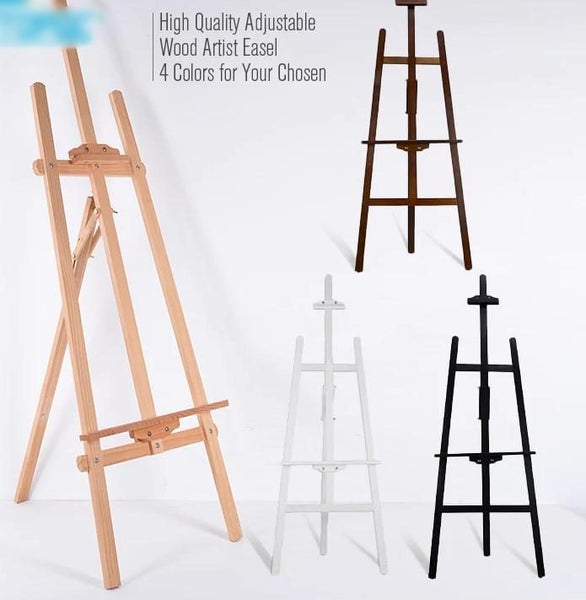 XINDI Adjustable Pine Wood Art Painting Easel 4 Colors Wooden Smooth Sket CHK12N62976713293187113