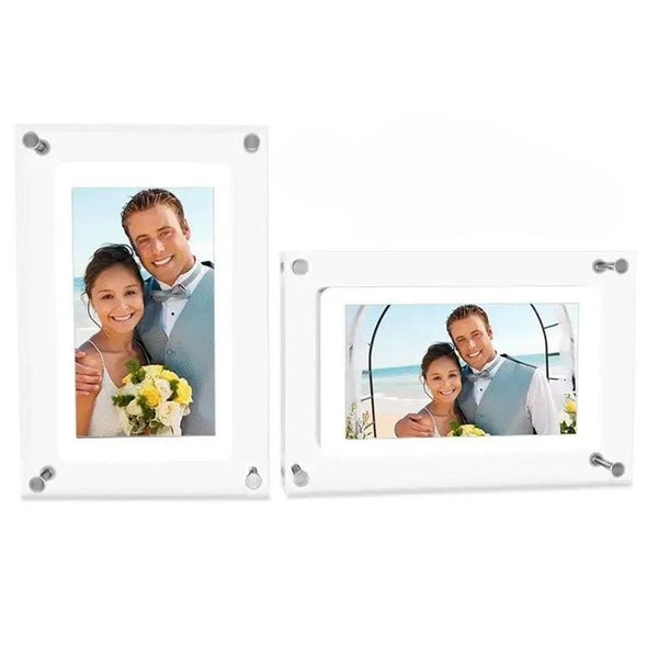 Vibe Geeks 5 Inches Acrylic Digital Video Frame for Home Decor and Heartfelt ...62935695048962113