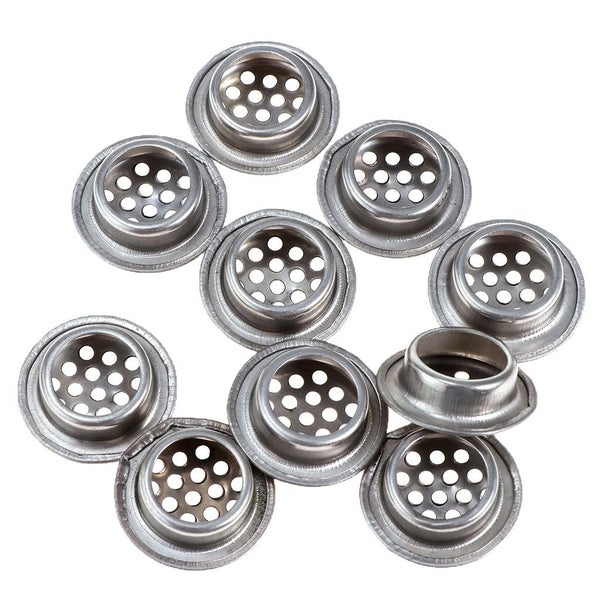 10 Pieces Housing Cover Stainless Steel Round Ventilation Hole Grid CHK12N Carousel 1