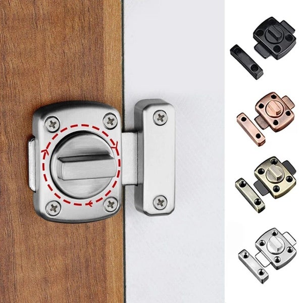 Anti-theft Door Lock Buckles Cast Metal Hook Door Latch Toilet Doors Righ CHK12N Carousel 2