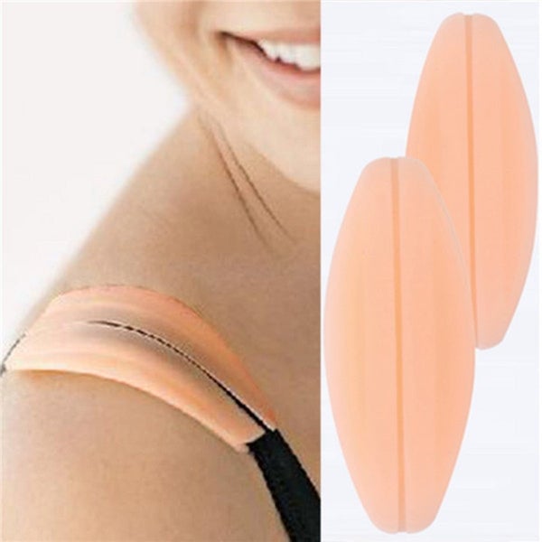 Soft Silicone Bra Strap Cushions Holder Non-slip Shoulder Pads Relief Pai CHK12N Carousel 2