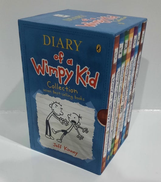 Diary Of A Wimpy Kid Boxed Set Books 1-7 By Jeff Kinney ^ Carousel 1