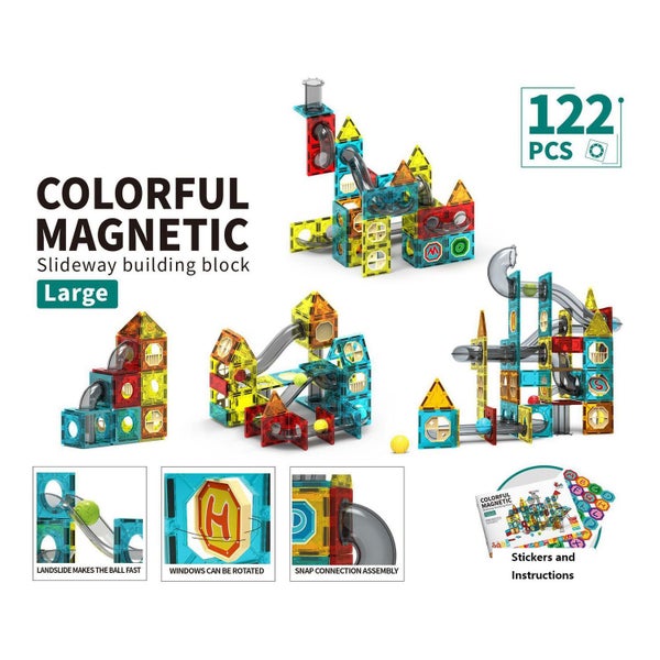 Magnetic Tiles Building Blocks New Carousel 1