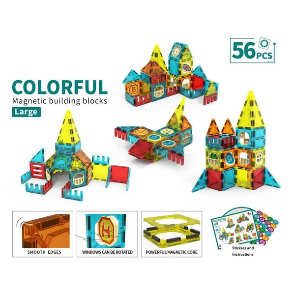 Magnetic Tiles Building Blocks Set New Carousel 1