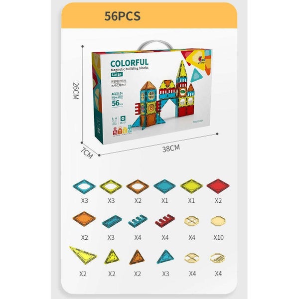Magnetic Tiles Building Blocks Set New Carousel 2