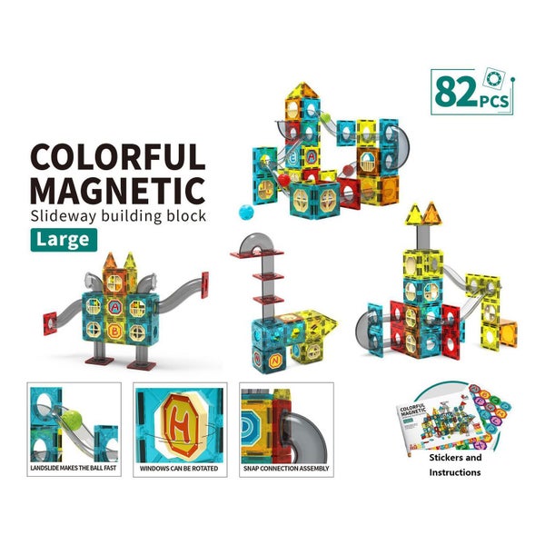 Magnetic Tiles Building Blocks Set New Carousel 1
