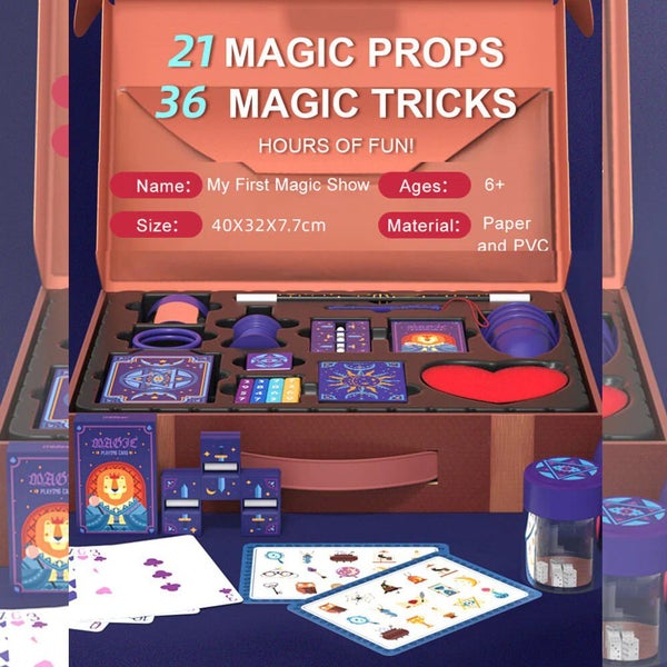 My First Magic Show Kit - 36-in-1 Deluxe Magic Set Free Shipping | Local Stock Carousel 1