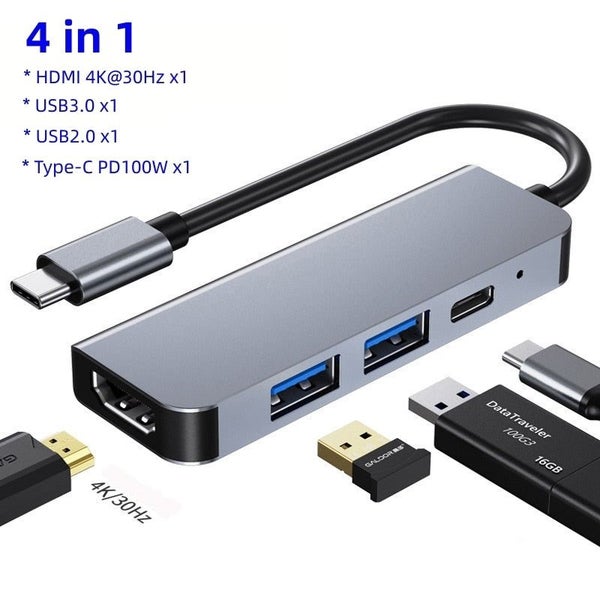 USB Type C HUB 8 in 1 Splitter To Multi-interface Docking Station Laptop CHK12N Carousel 1