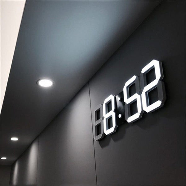 Quality 3D LED Wall Clock Modern Digital Wall Table Clock Watch Desktop A CHK12N Carousel 2
