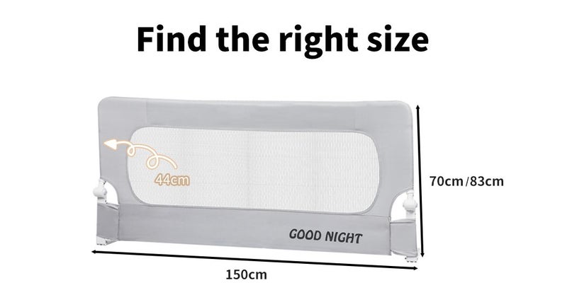 Bopeep Bed Rail Baby Kids Safety Adjustable Folding Child Toddler Cot Protect S Carousel 2