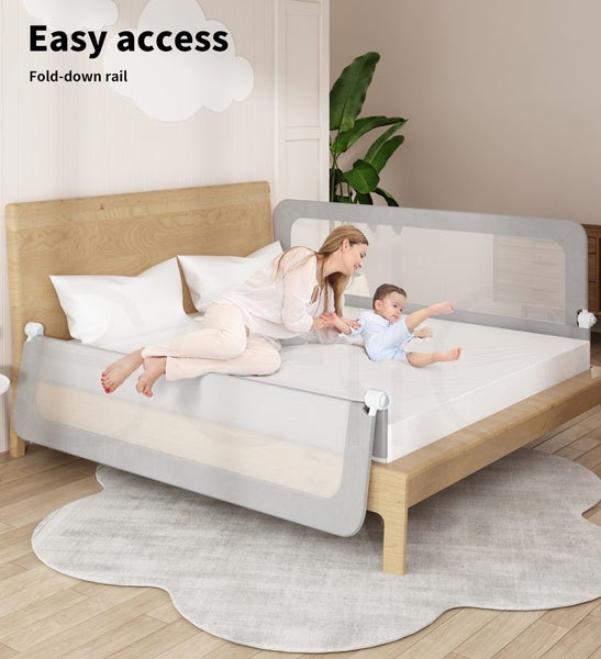 Bopeep Bed Rail Baby Kids Safety Adjustable Folding Child Toddler Cot Protect S62864737330689114