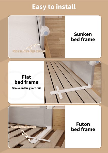 Bopeep Bed Rail Baby Kids Safety Adjustable Folding Child Toddler Cot Protect S Carousel 10