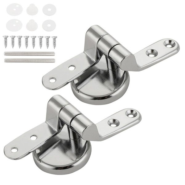 Stainless Steel Toilet Seat Hinge Universal Adjustable Replacement Flush CHK12N Carousel 2