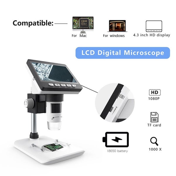 Digital Microscope 1000X USB 4.3 Inch LCD Sale Sale Carousel 9