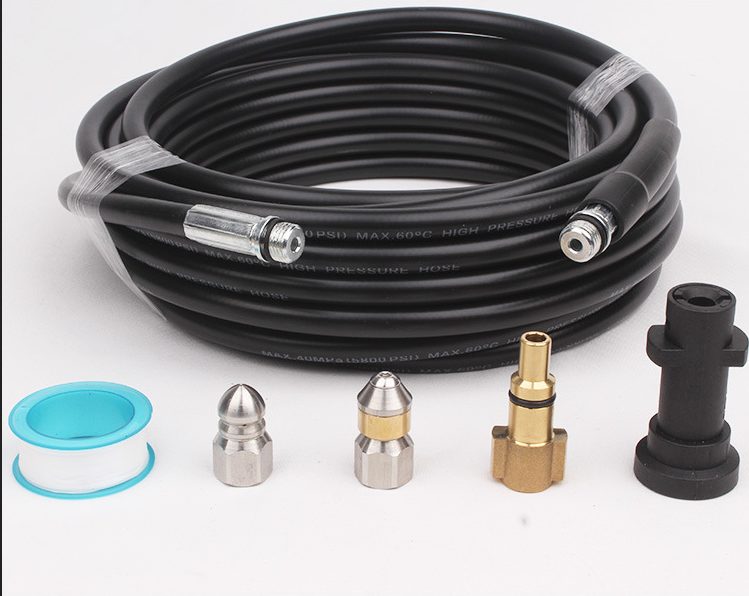 15m Drain/Pipe Cleaning Kit for Karcher, Ozito, Briggs & Stratten Carousel 1