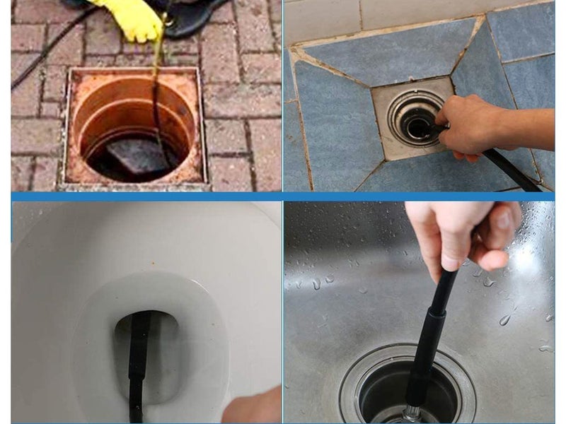 15m Drain/Pipe Cleaning Kit for Karcher, Ozito, Briggs & Stratten Carousel 6