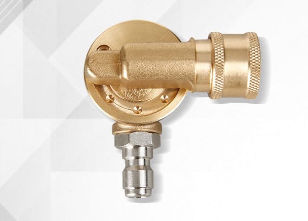 Water Blaster Nozzles and Pivoting Coupler Rotary Angle Joint Quick Connect Carousel 8
