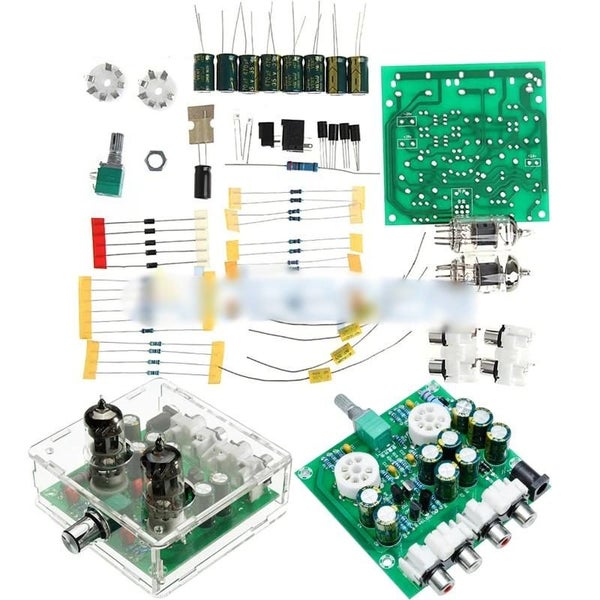 AC 12V 0.8A 6J2 Tube Amplifier DIY Kit AMP Pre-Amplifier Board Headphone CHK12N Carousel 2