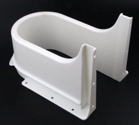 ABS Plastic U Shape For Sink Drawer Kitchen Bath Furniture Cabinet Recess CHK12N Carousel 1