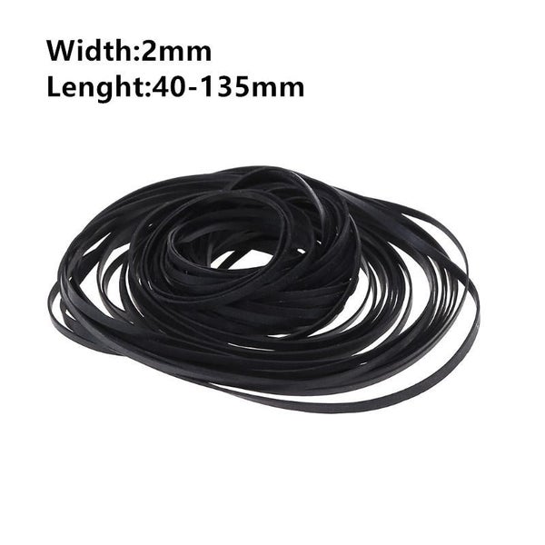 50PCS 2/3/4mm Universal Mix Cassette Tape Machine Belts Assorted Common D CHK12N Carousel 1