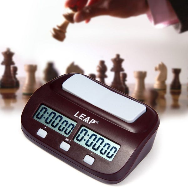 LEAP Digital Professional Chess Clock Count Up Down Timer Sports Electro CHK12N Carousel 1