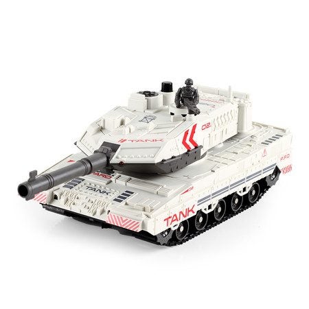 Remote Control Tank for Boys,RC Tank,Alloy Material with Smoke Effect, Lights &# Carousel 19