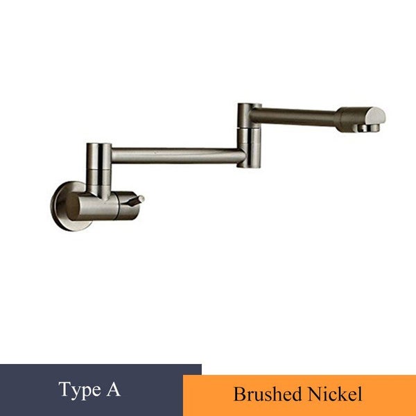 Brushed Gold Kitchen Faucet Wall Mount Bathroom Basin Faucet Cold Water W CHK12N Carousel 1