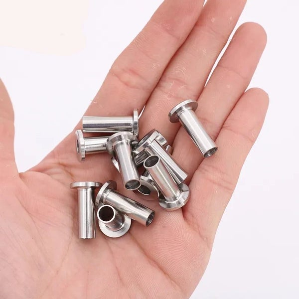 SGYM 316 Stainless Steel Protector Sleeves for 1/8 5/32 or 3/16 Inch Cabl CHK12N Carousel 1