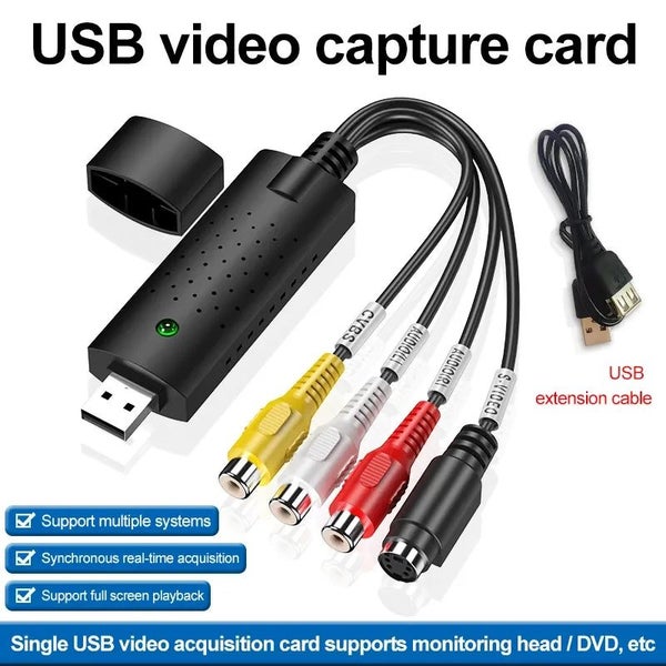 USB 2.0 VHS To DVD Converter Convert Analog Video To Digital Format Audio CHK12N Carousel 2