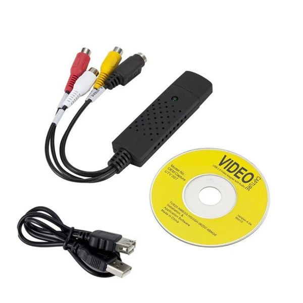 USB 2.0 VHS To DVD Converter Convert Analog Video To Digital Format Audio CHK12N Carousel 1