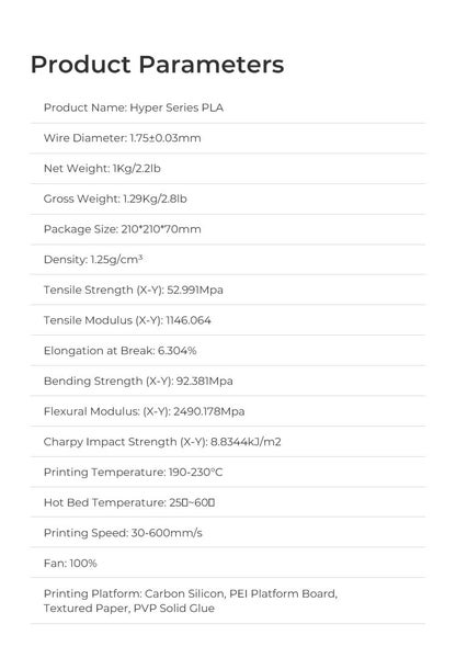 Creality Hyper Series PLA Filament 1.75mm 1KG- Perry Blue Carousel 14
