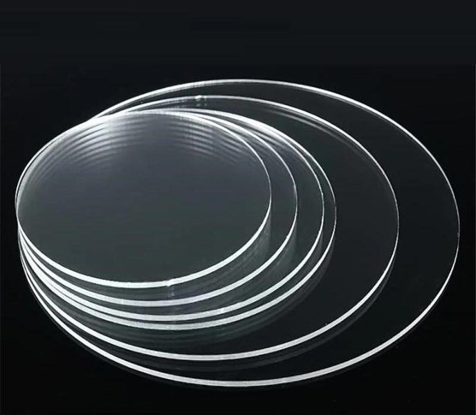 6cm 7cm 8cm 9cm 10cm Round Transparent Clear plastic Sheet acrylic board CHK12N Carousel 1
