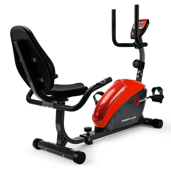 Magnetic Recumbent Exercise Bike Fitness Cycle Trainer with Lcd Display Carousel 1