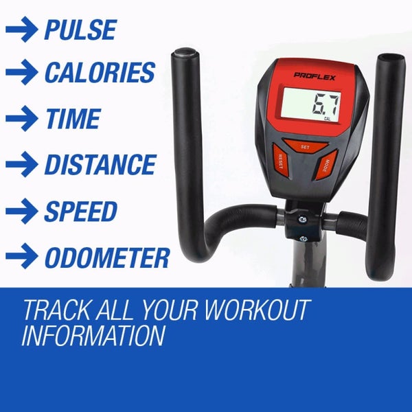 Magnetic Recumbent Exercise Bike Fitness Cycle Trainer with Lcd Display Carousel 2