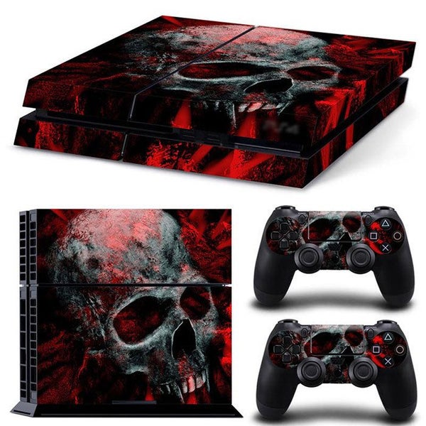Skull design For PS4 sticker For ps4 skin sticker for ps4 vinyl sticker CHK12N Carousel 1