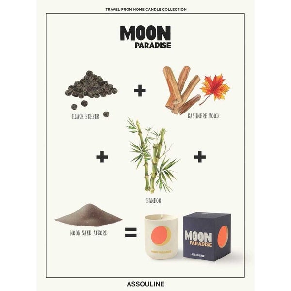Assouline Moon Paradise Candle Travel From Home 319g Carousel 4