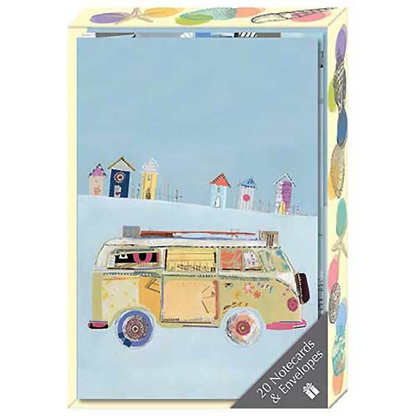 20 Card Collection & Envelopes: BY THE SEA 4 Designs Carousel 1